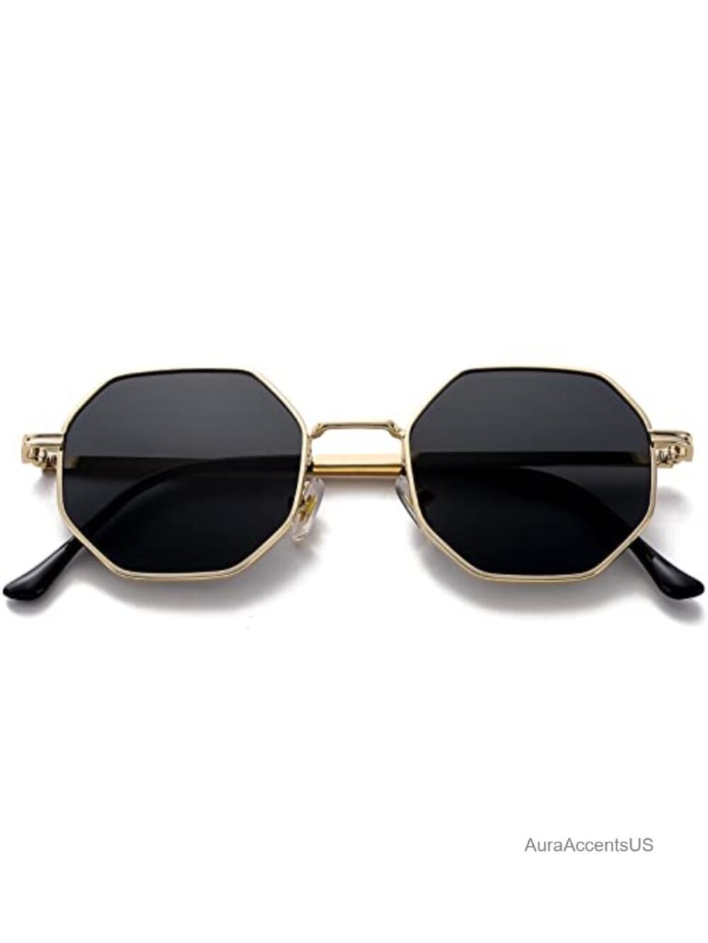 Square Retro Metal Sunglasses UV400 Full Frame Unisex